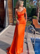 Orange Beading Sweetheart Strapless Pleat Floor-Length Fashion Prom Dresses,ZX142