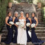 Elegant Appliqued Halter Regency Purple Mermaid Floor-Length Bridesmaid Dresses Online, BL13