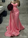 Sexy Pink Mermaid Sweetheart Long Prom Dress To Impress, Evening Party Dresses,ZX428