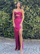 Sexy Mermaid Side Slit Maxi Long Prom Evening Party Women Dresses ,ZX390