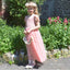 Pretty Pink Cap Shoulder Tulle A-Line Princess Little Flower Girl Dresses, ET64