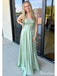 Sexy Green A-line Sweetheart Maxi Long Prom Evening Party Women Dresses ,ZX398