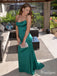 Sexy Emerald Mermaid Long Prom Dress To Impress, Evening Party Dresses,ZX443