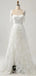 White Spaghetti Strap Appliqued Empire Elegant A-Line Fashion Wedding Dresses,HS80