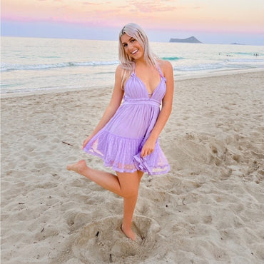 Cute Purple Sweetheart Tulle Mini New Arrival Homecoming Dresses,HM116