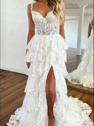 White Sparkly Sweetheart Side Slit Empire Long Cheap Prom Evening Dress,ZX254
