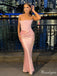 Sexy Pink Mermaid Maxi Long Prom Dress Ideas, Evening Party Dresses,ZX479