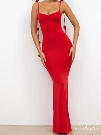 Popular Red Mermaid Unique Floor-Length Fashion Prom Dresses,ZX179