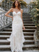 Sexy Lady Lace Sweetheart Long With Tail Mermaid Wedding Dresses HS17